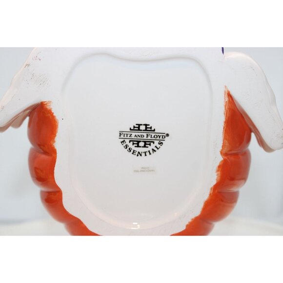 Cookie/Candy Jar - Derby Pumpkin - Fitz & Floyd - 8" - Picture 8 of 8